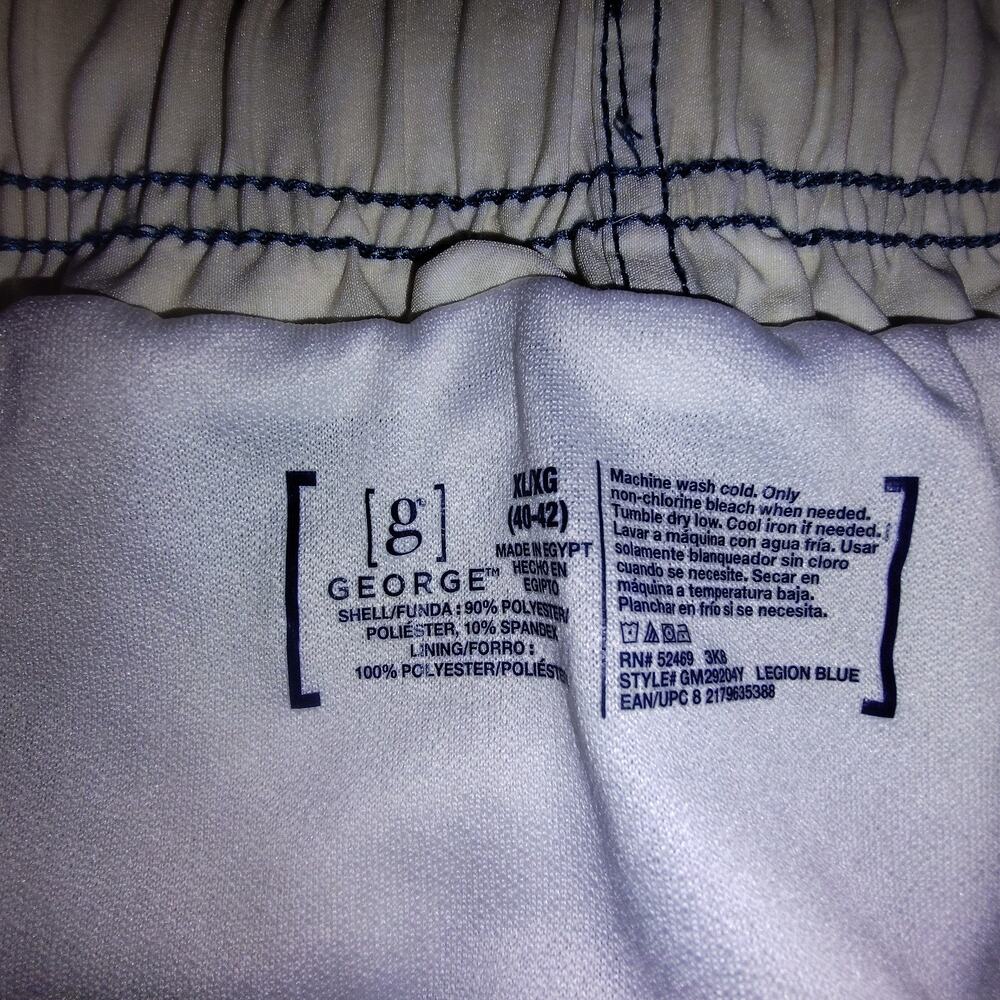 George Men's Multicolor Casual Drawstring Shorts XL (40-42) BG31 - Picture 4 of 4